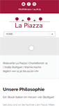 Mobile Screenshot of la-piazza-stuttgart.de