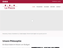 Tablet Screenshot of la-piazza-stuttgart.de